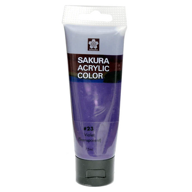 Sakura Acrylic Paint Tubes 75ml